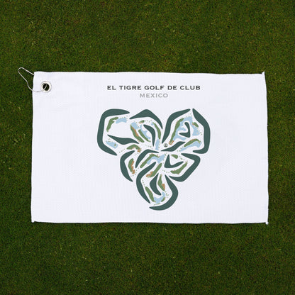 El Tigre Club de Golf, Mexico - Printed Golf Courses