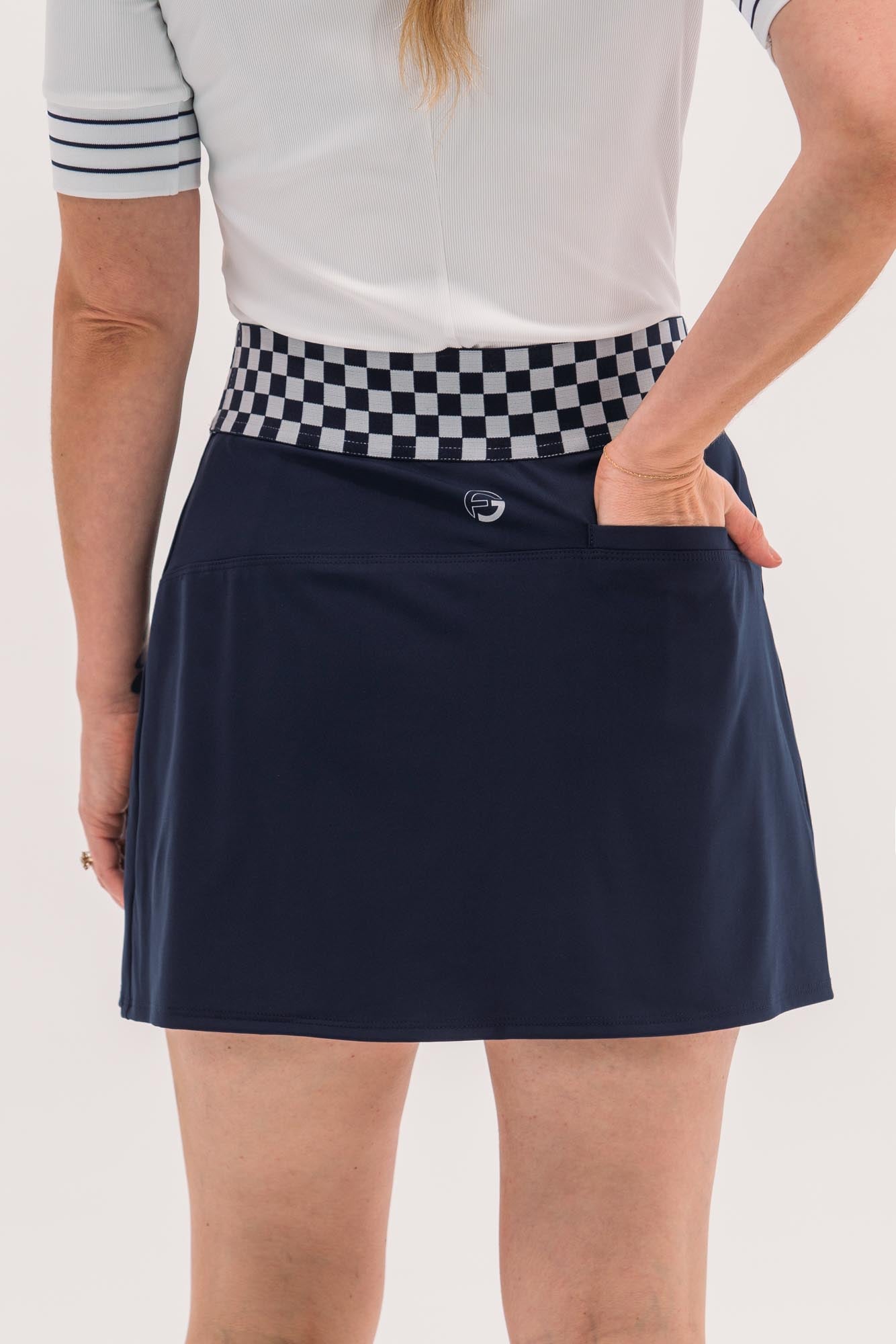 Elastic Waistband Skirt