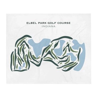 Elbel Park Golf Course, Indiana - Printed Golf Courses