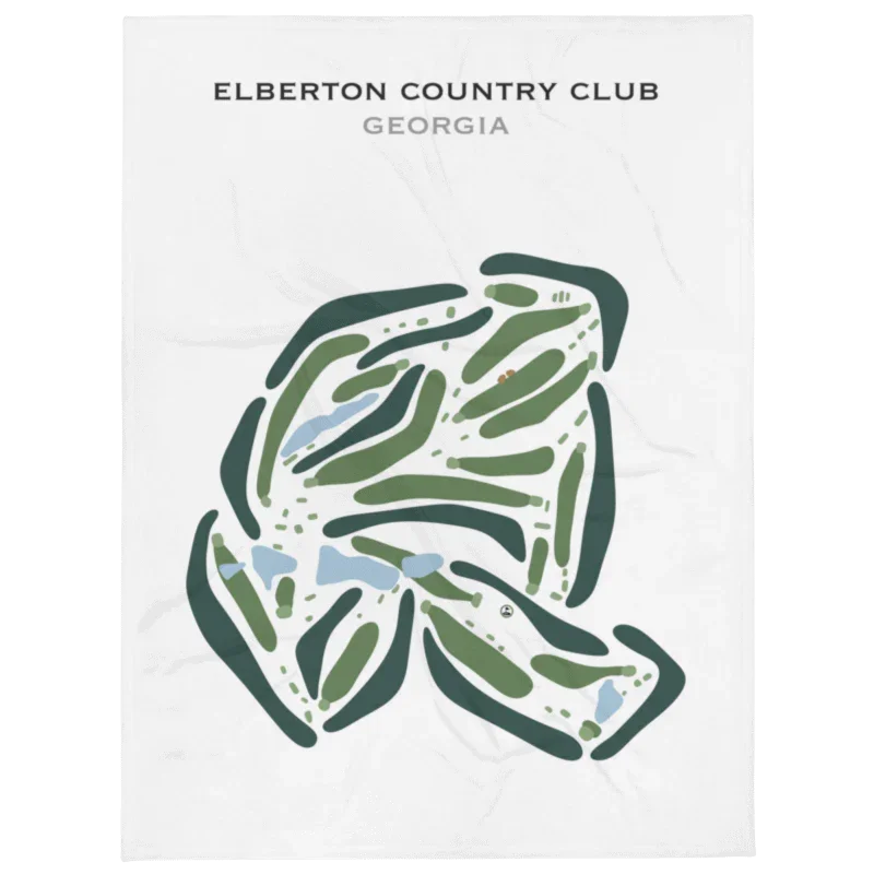 Elberton Country Club, Georgia - Printed Golf Courses