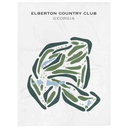 Elberton Country Club, Georgia - Printed Golf Courses