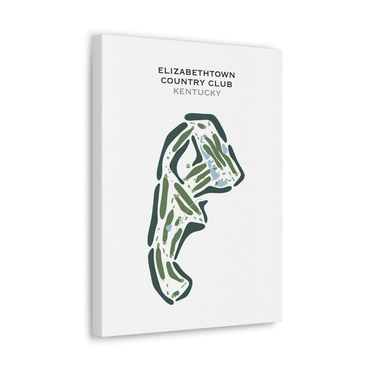 Elizabethtown Country Club, Kentucky - Printed Golf Courses