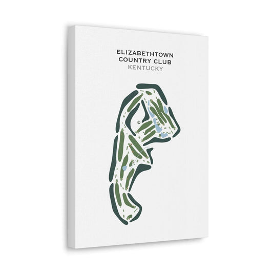 Elizabethtown Country Club, Kentucky - Printed Golf Courses