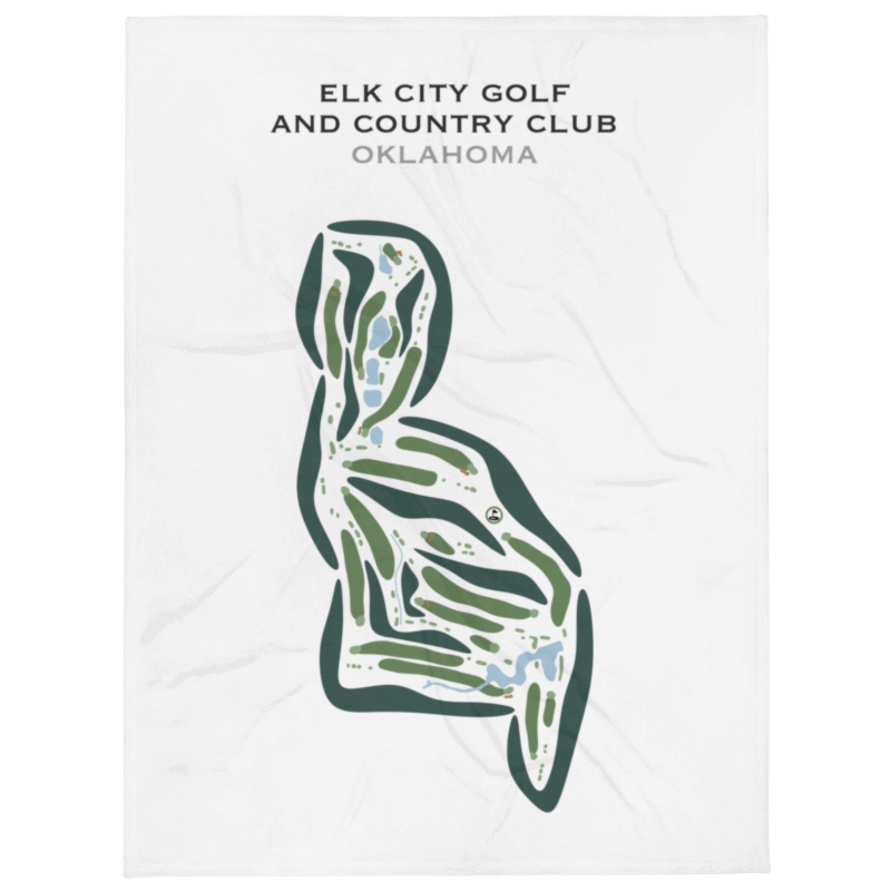 Elk City Golf & Country Club, Oklahoma - Printed Golf Courses
