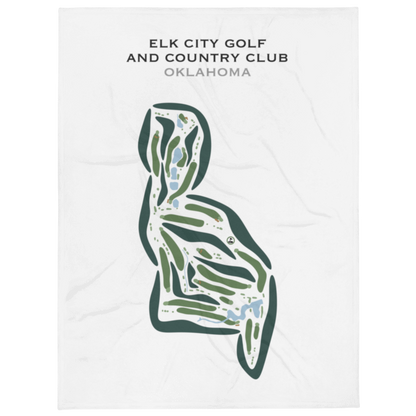 Elk City Golf & Country Club, Oklahoma - Printed Golf Courses