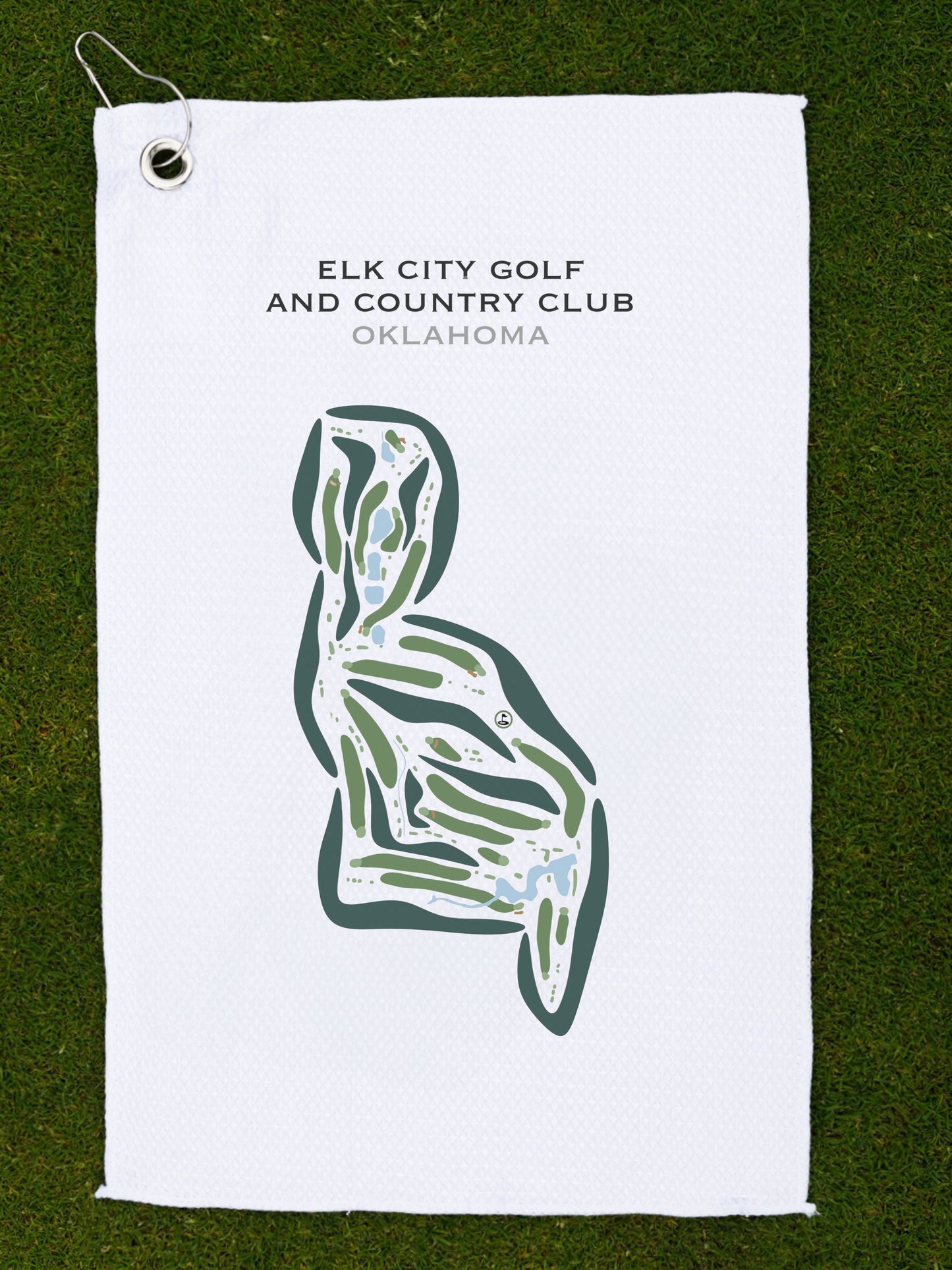 Elk City Golf & Country Club, Oklahoma - Printed Golf Courses