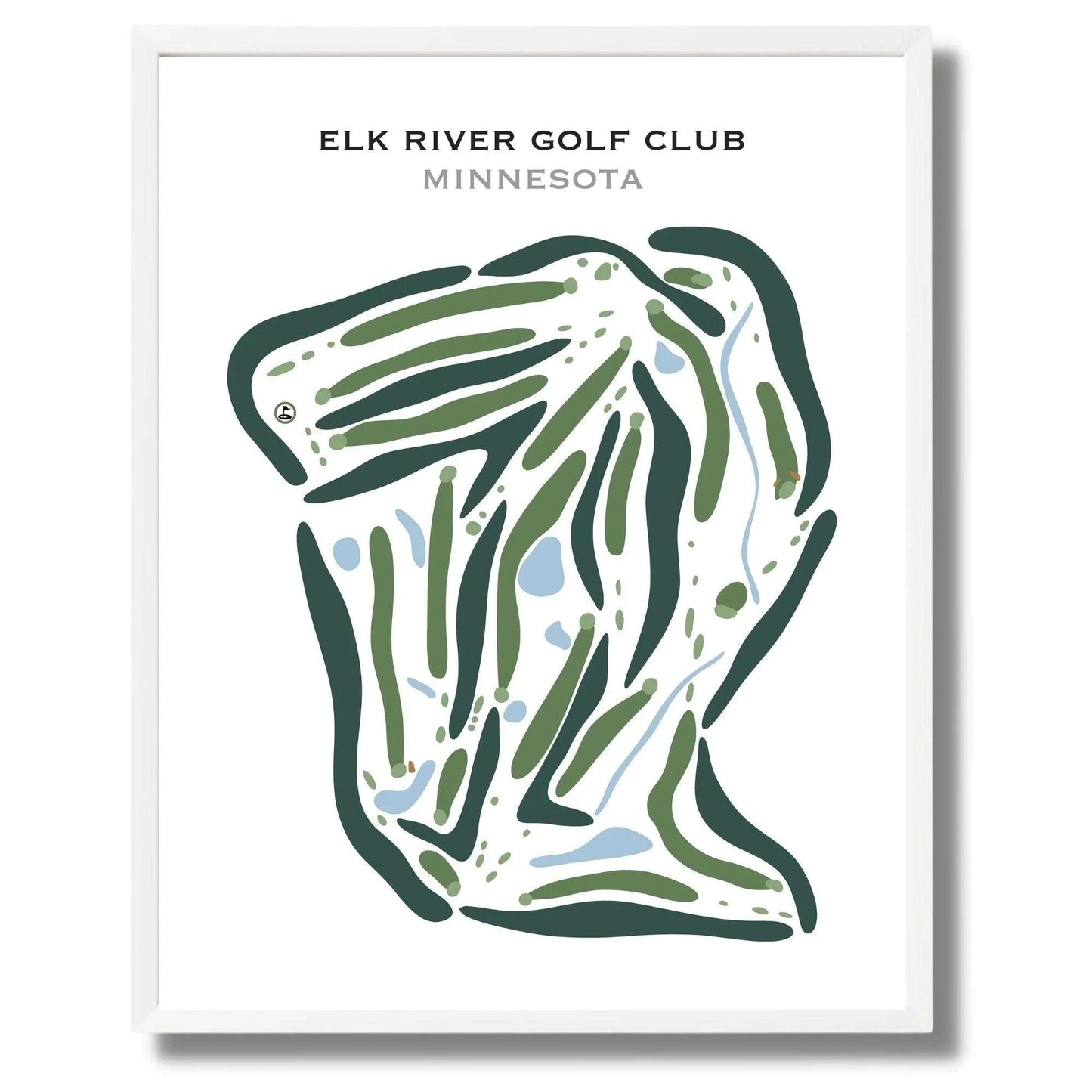 Elk River Golf Club, Minnesota - Printed Golf Courses