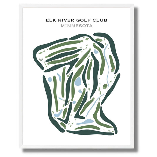 Elk River Golf Club, Minnesota - Printed Golf Courses