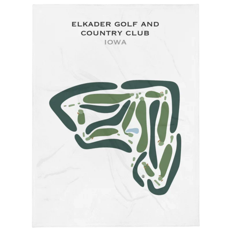 Elkader Golf & Country Club, Iowa - Printed Golf Courses