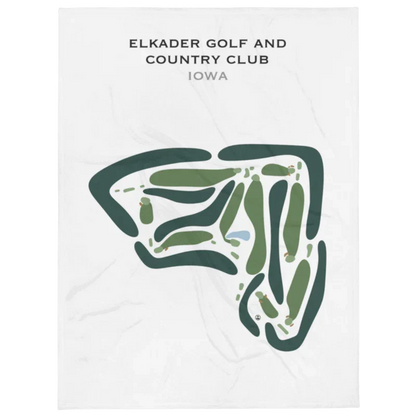 Elkader Golf & Country Club, Iowa - Printed Golf Courses