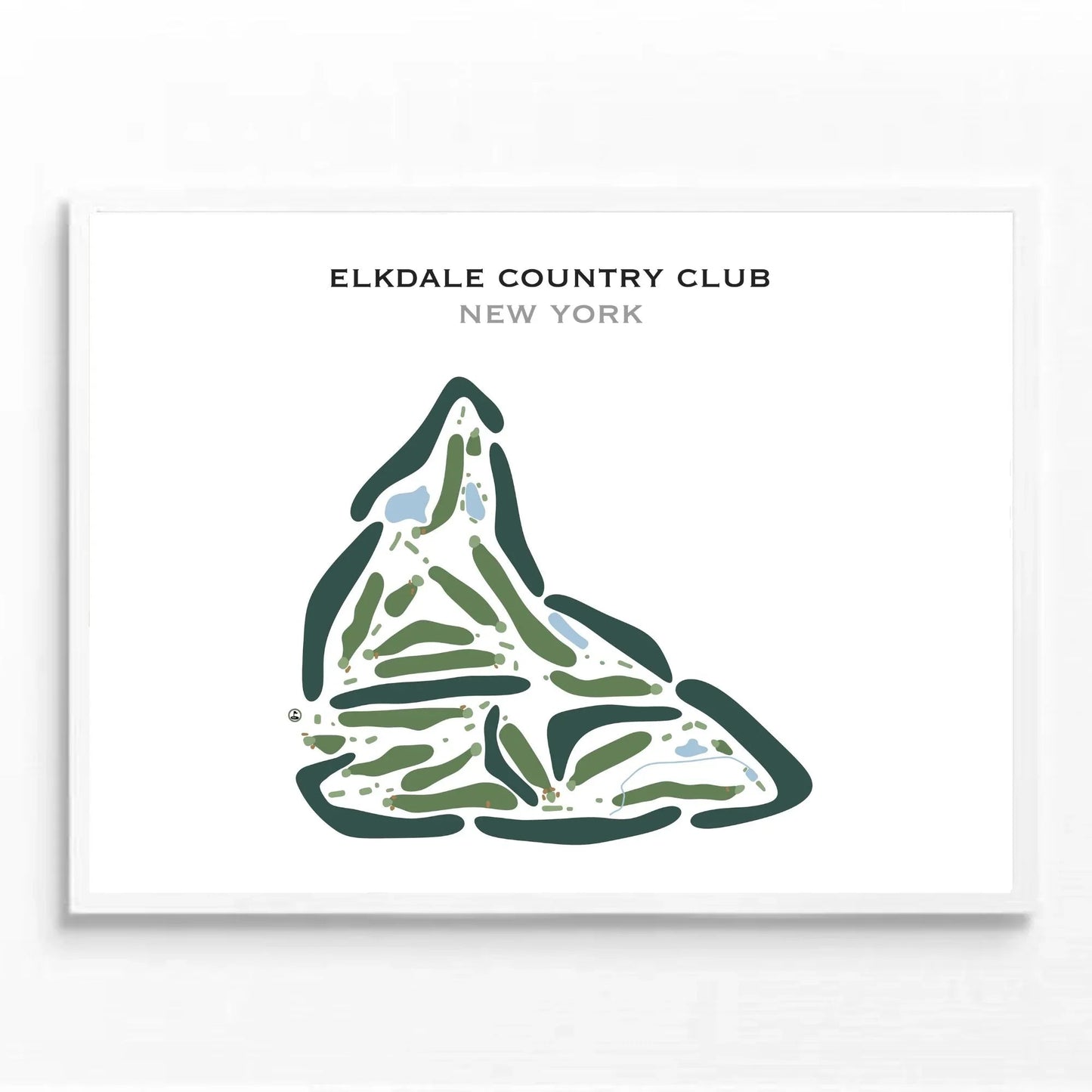 Elkdale Country Club, New York - Printed Golf Courses