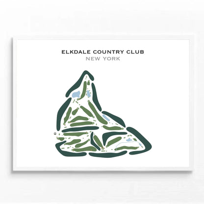 Elkdale Country Club, New York - Printed Golf Courses