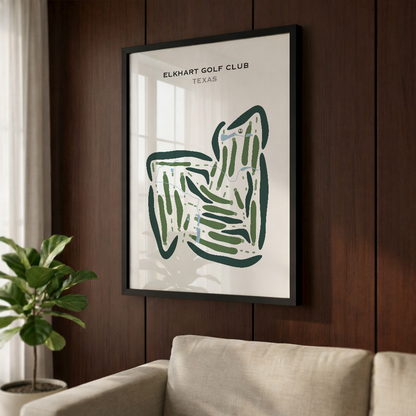 Elkhart Golf Club, Texas - Printed Golf Courses