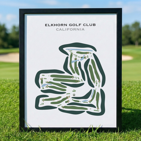 Elkhorn Golf Club, California - Printed Golf Courses