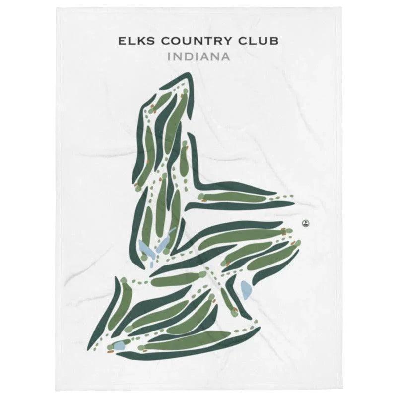Elks Country Club, Indiana - Printed Golf Courses