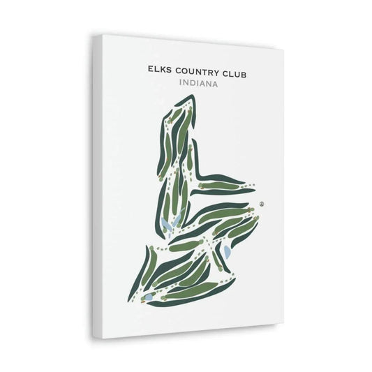 Elks Country Club, Indiana - Printed Golf Courses