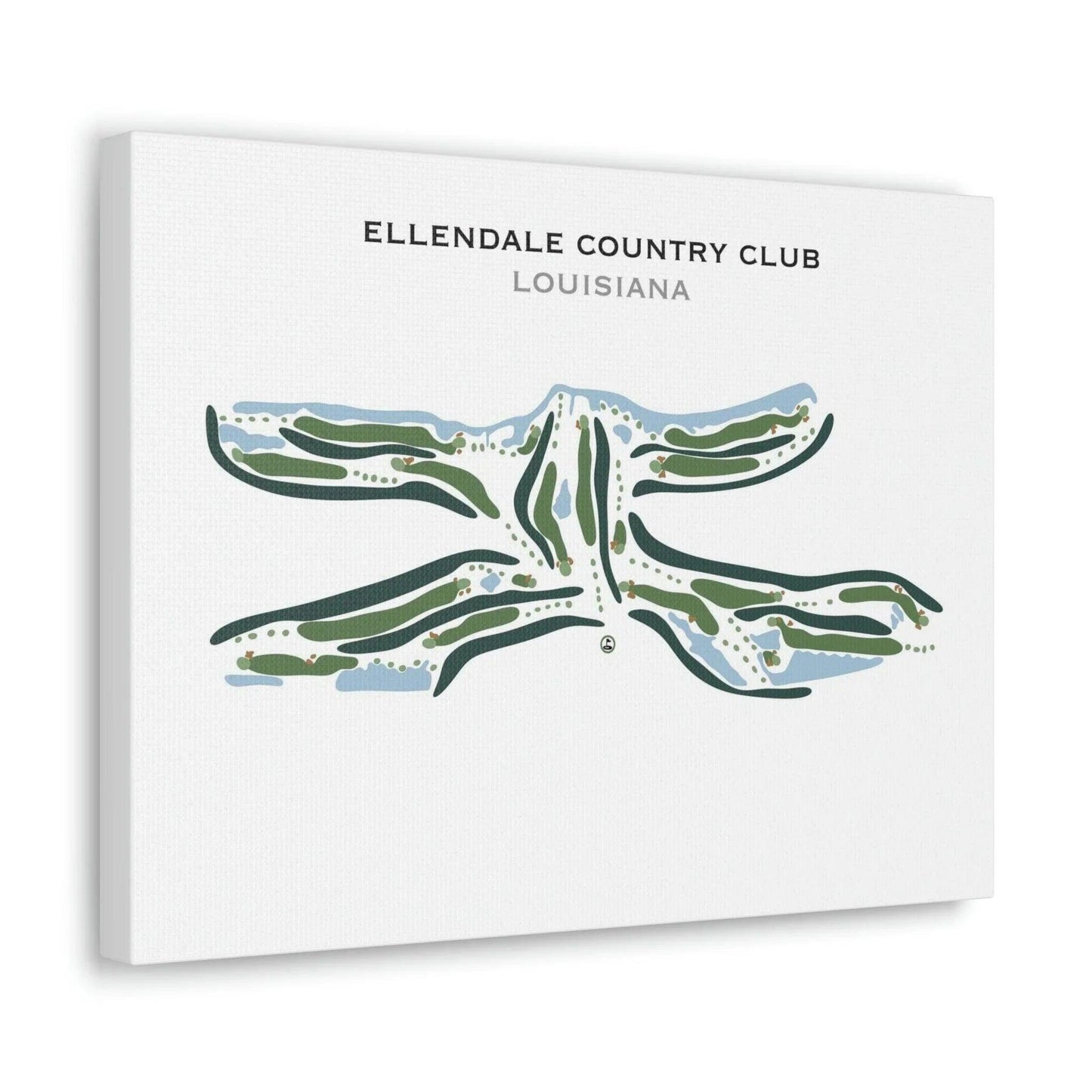 Ellendale Country Club, Louisiana - Printed Golf Courses