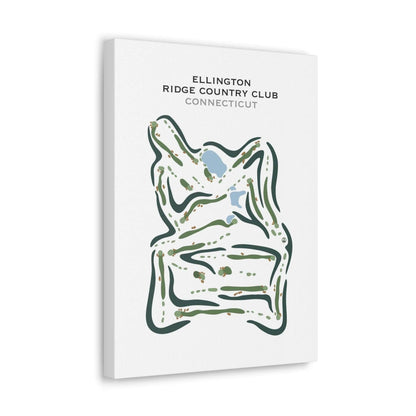 Ellington Ridge Country Club, Connecticut - Printed Golf Courses