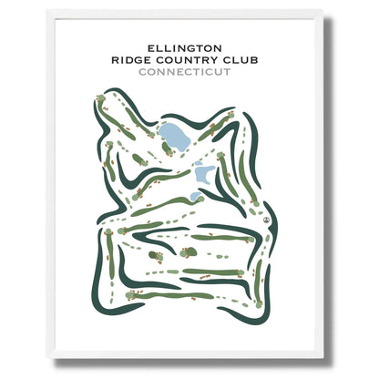 Ellington Ridge Country Club, Connecticut - Printed Golf Courses