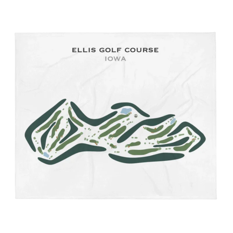 Ellis Golf Course, Iowa - Printed Golf Courses