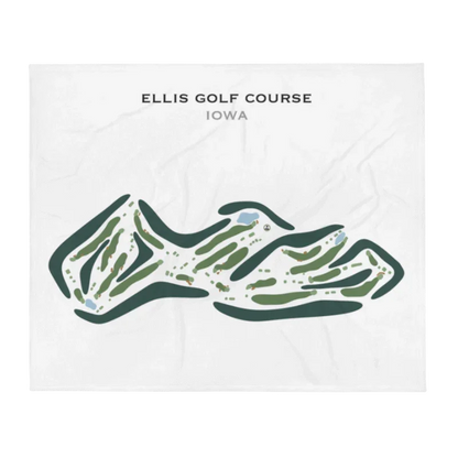 Ellis Golf Course, Iowa - Printed Golf Courses