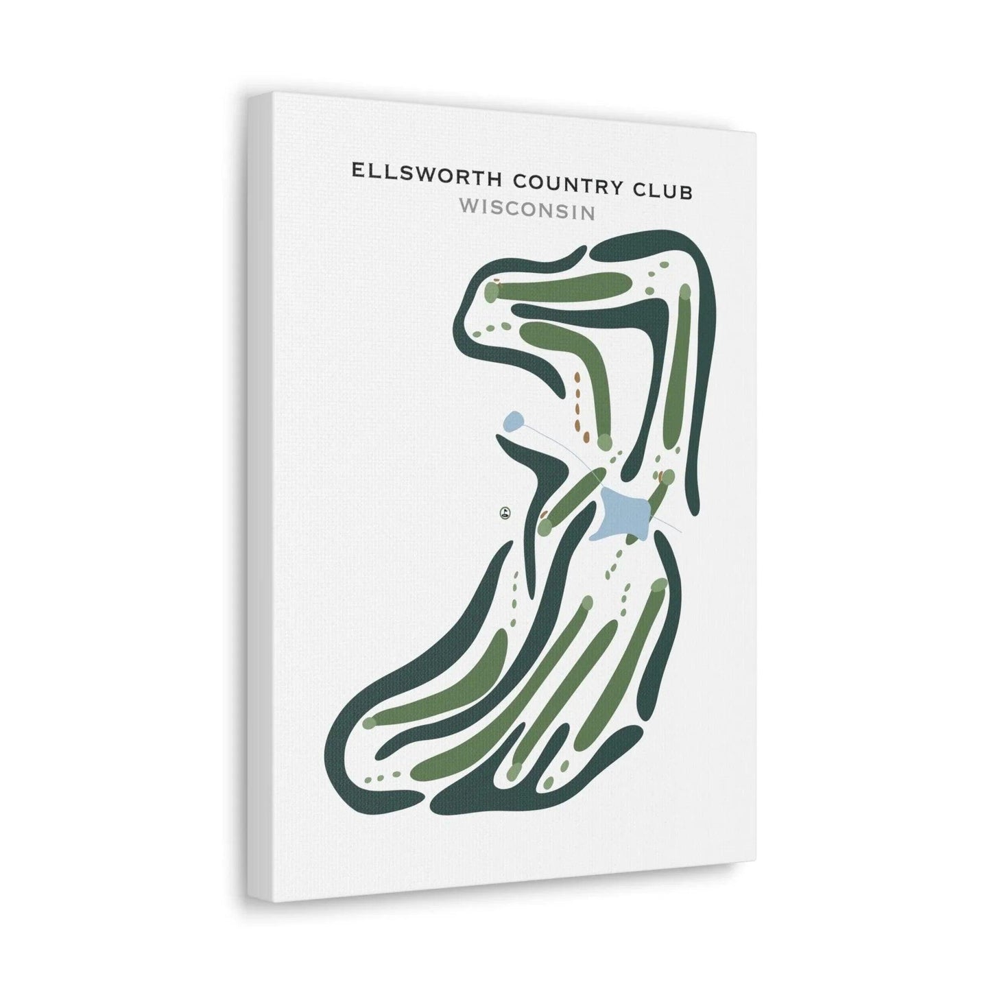 Ellsworth Country Club, Wisconsin - Printed Golf Courses