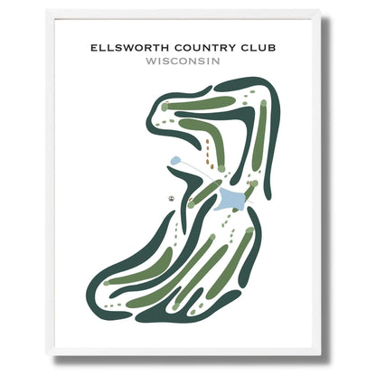 Ellsworth Country Club, Wisconsin - Printed Golf Courses