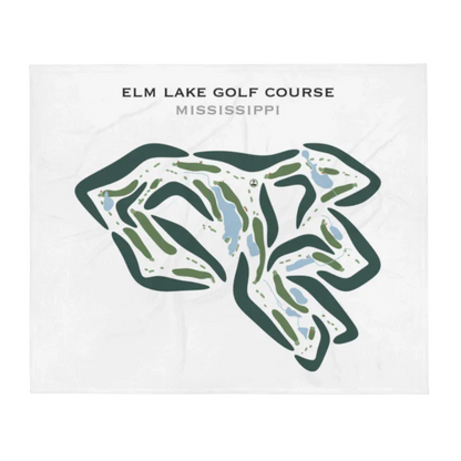 Elm Lake Golf Course, Mississippi - Printed Golf Courses