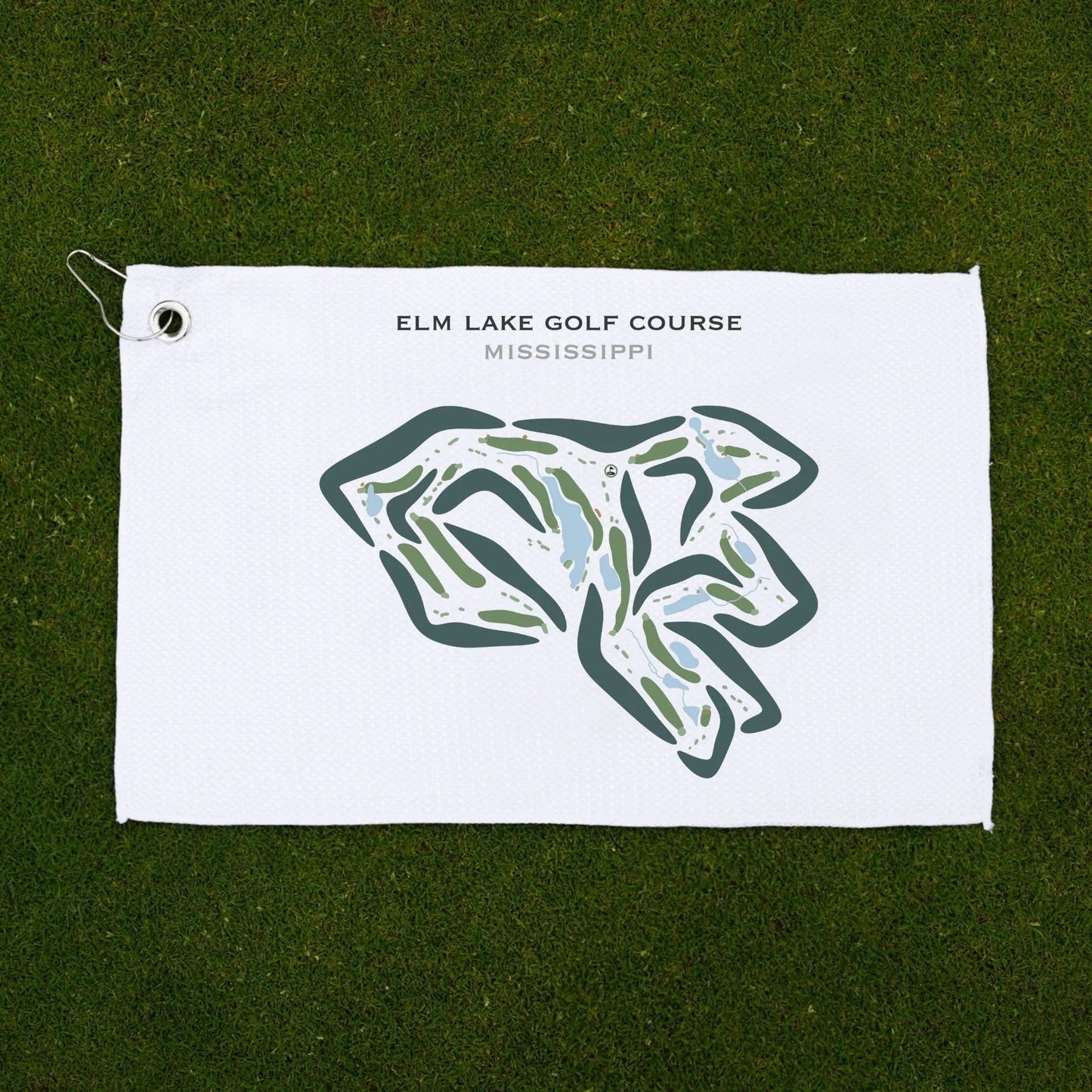 Elm Lake Golf Course, Mississippi - Printed Golf Courses