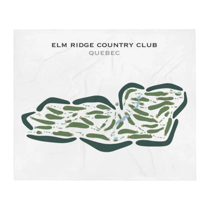 Elm Ridge Country Club, Quebec, Canada - Printed Golf Courses