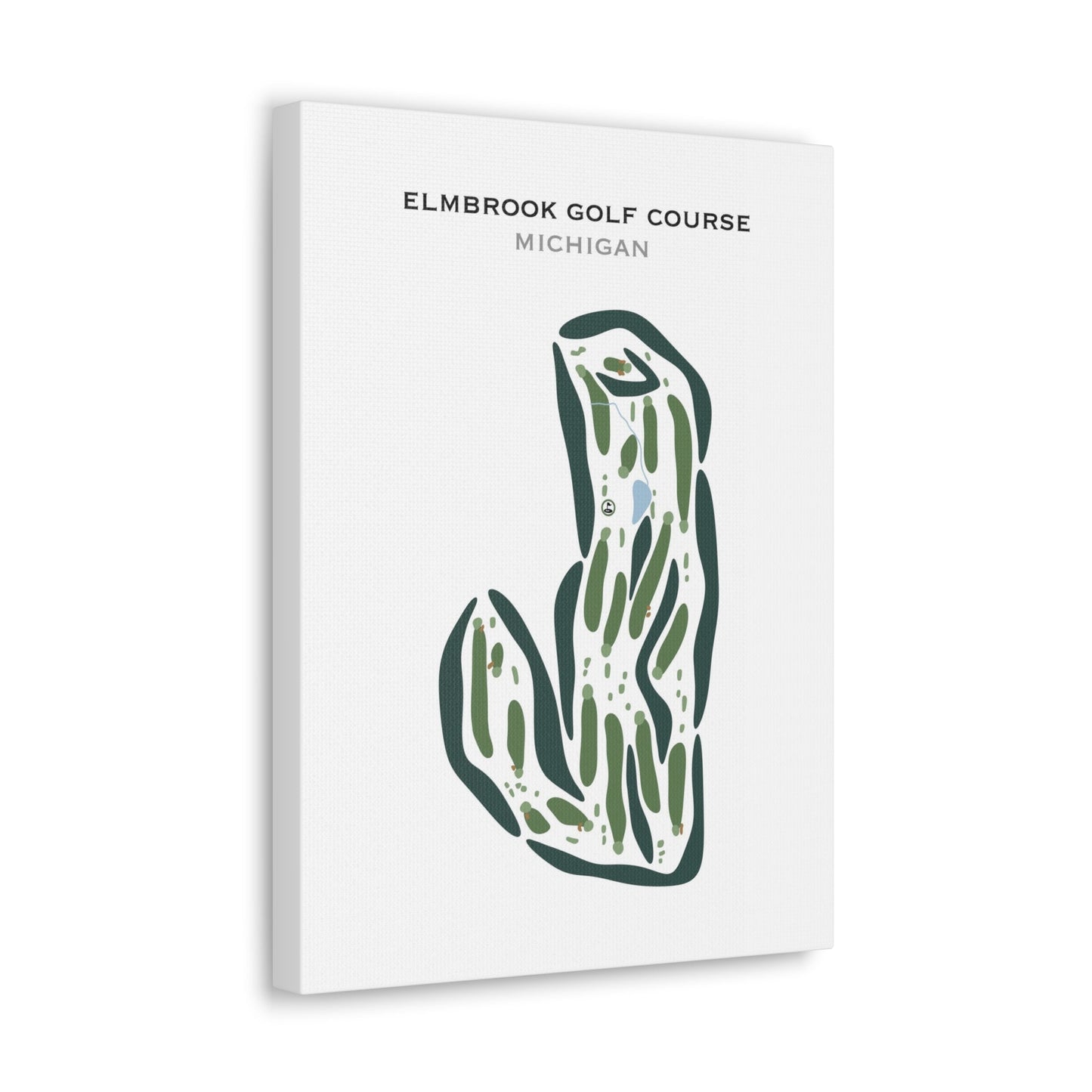 Elmbrook Golf Course, Michigan - Printed Golf Courses