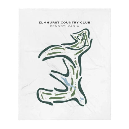 Elmhurst Country Club, Pennsylvania - Printed Golf Courses