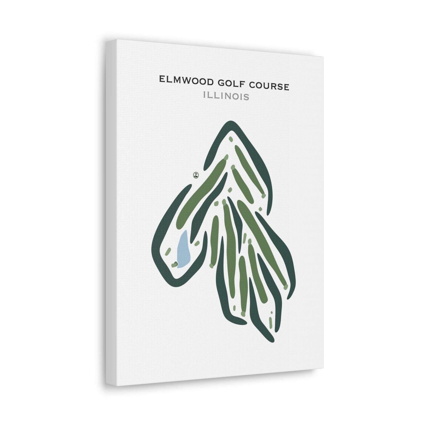 Elmwood Golf Course, Illinois - Printed Golf Courses