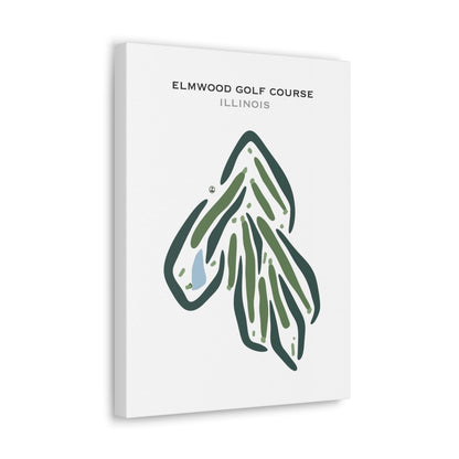 Elmwood Golf Course, Illinois - Printed Golf Courses