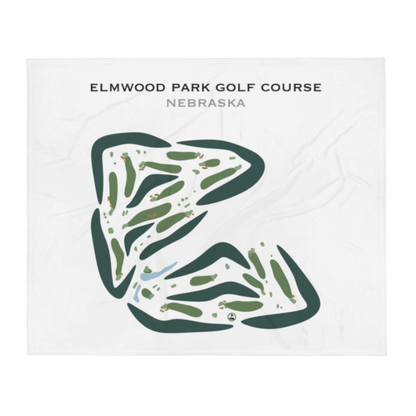 Elmwood Park Golf Course, Nebraska - Printed Golf Courses