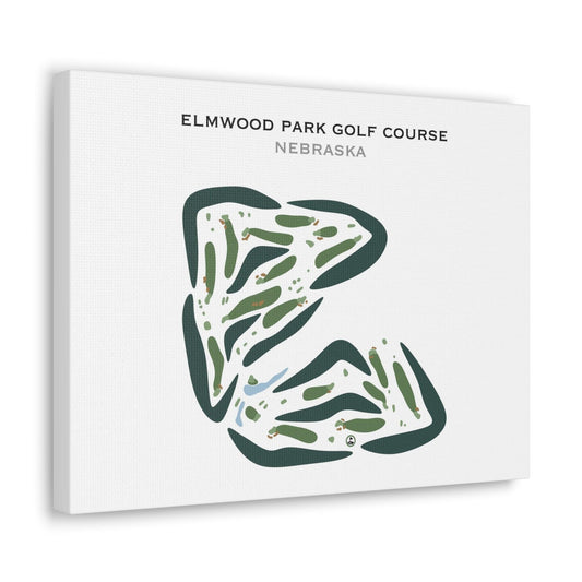 Elmwood Park Golf Course, Nebraska - Printed Golf Courses