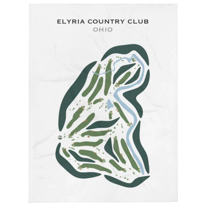 Elyria Country Club, Ohio - Printed Golf Courses