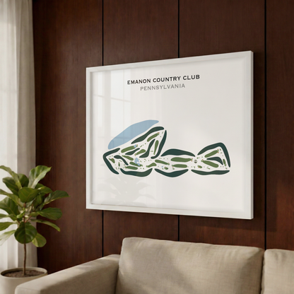 Emanon Country Club, Pennsylvania - Printed Golf Courses