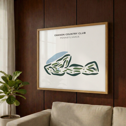 Emanon Country Club, Pennsylvania - Printed Golf Courses