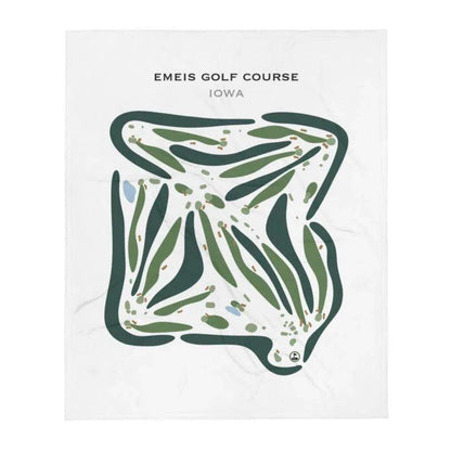 Emeis Golf Course, Iowa - Printed Golf Courses