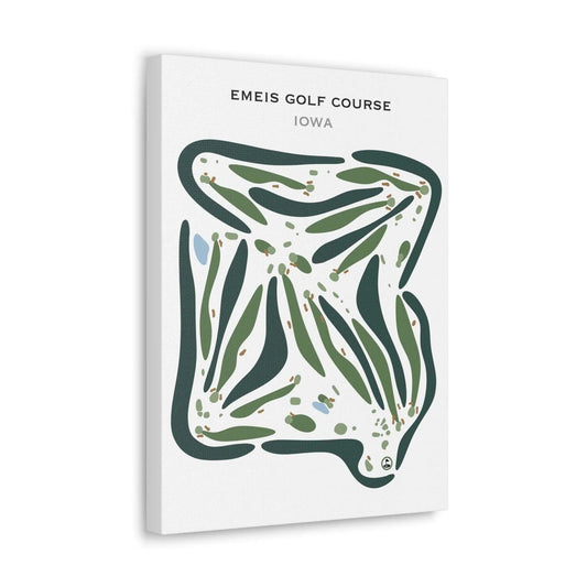 Emeis Golf Course, Iowa - Printed Golf Courses