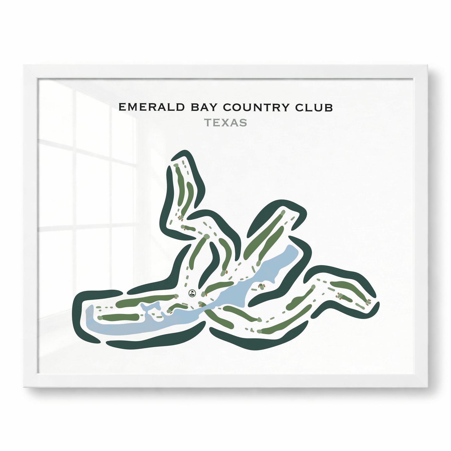 Emerald Bay Club, Texas - Printed Golf Course