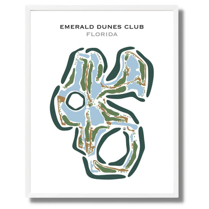 Emerald Dunes Club, Florida - Printed Golf Courses