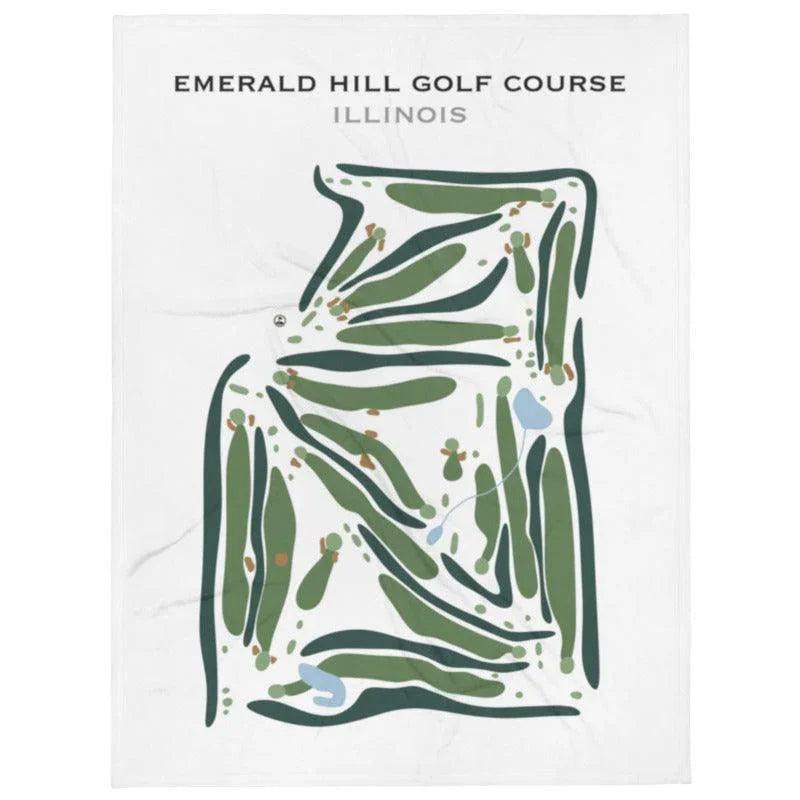 Emerald Hill Golf Course, Illinois - Printed Golf Courses