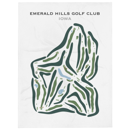 Emerald Hills Golf Club, Iowa - Printed Golf Courses