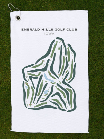 Emerald Hills Golf Club, Iowa - Printed Golf Courses