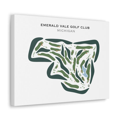 Emerald Vale Golf Club, Michigan - Printed Golf Courses