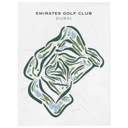 Emirates Golf Club, The Faldo Course, Dubai - Printed Golf Courses