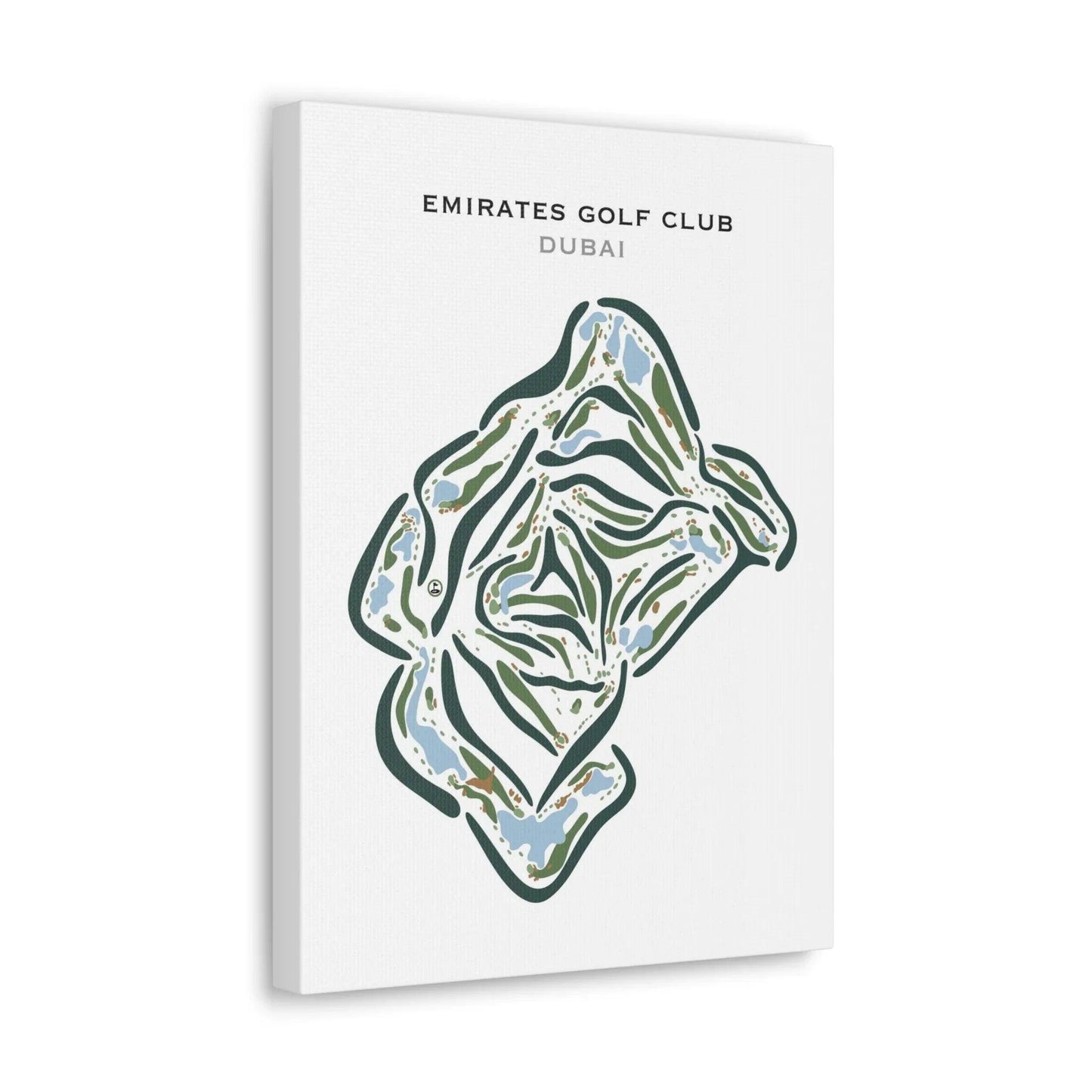 Emirates Golf Club, The Faldo Course, Dubai - Printed Golf Courses