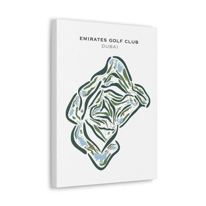 Emirates Golf Club, The Faldo Course, Dubai - Printed Golf Courses